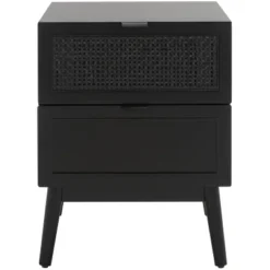 Baisley 2 Drawer Rattan Night Stnd - NST5003 - Safavieh -Safavieh Furniture GUEST e31545b4 ffc9 458f a8d2 1650986cf65c