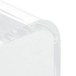 Safavieh Upton Acrylic Side Table - Clear C-Silhouette Design