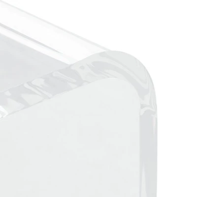 Safavieh Upton Acrylic Side Table - Clear C-Silhouette Design 3 Safavieh Upton Acrylic Side Table - Clear C-Silhouette Design