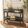Safavieh Isaiah 2-Tier Rattan Console Table in Artisanal Handmade Finish -Safavieh Furniture GUEST e48a5e76 95dc 442b 902c bc4d97e657d2