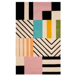 Safavieh Marlow Hand-Tufted Art Deco Pure Wool Area Rug -Safavieh Furniture GUEST e520df2f a714 46ae 947c 7ceccb94c993