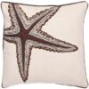 Safavieh Lucky Star 18-Inch x 18-Inch Coastal Throw Pillows (Set of 2) - Ecru -Safavieh Furniture GUEST e649a016 7d35 4ea5 afab d10e05367722