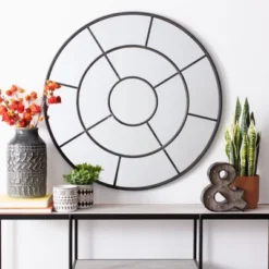 Safavieh Jonelle Architectural Round Wall Mirror