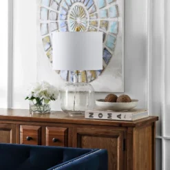 Safavieh Armena 21.5" Clear Glass Table Lamp - TBL4236