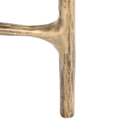 Safavieh Jessa Forged Metal Square End Table - Brass Finish 6 Safavieh Jessa Forged Metal Square End Table - Brass Finish - Image 4