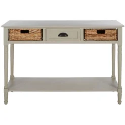 Safavieh Couture Christa Console Table with Rattan Drawers -Safavieh Furniture GUEST e90a0806 282b 4e38 a498 856e9fbf43f0