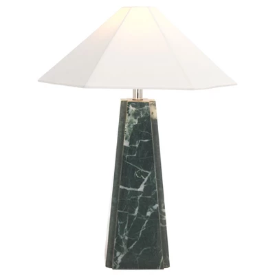 Safavieh Rylan 27.5" Green Marble Table Lamp - TBL2026 3 Safavieh Rylan 27.5" Green Marble Table Lamp - TBL2026
