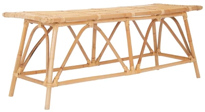 Safavieh Montgomery Rattan Coffee Table - Elegant Bamboo Frame Design 6 Safavieh Montgomery Rattan Coffee Table - Elegant Bamboo Frame Design - Image 4
