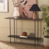Safavieh Kayleigh Modern Console Table with Storage Shelf -Safavieh Furniture GUEST ec1c44d6 adad 4ff6 9a49 5ec6ea1dae78