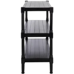 Safavieh Rafiki 3-Shelf Console Table in Distressed White -Safavieh Furniture GUEST ec9d3574 daed 4c55 9176 69f354953ce4