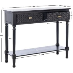 Safavieh Halton 2-Drawer Console Table with Turned Legs 26 Safavieh Halton 2-Drawer Console Table with Turned Legs -Safavieh Furniture GUEST ed0c1e38 218d 4e4b ac83 19b73225de77
