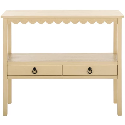 Safavieh Haven Lower 2-Drawer Console in Natural Pine 17 Safavieh Haven Lower 2-Drawer Console in Natural Pine - Image 15