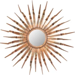 Safavieh Sunburst Artisan Wall Mirror - Copper, Bronze & Gold -Safavieh Furniture GUEST ee8281fa 20fe 46eb ba3d 943a5c886a79