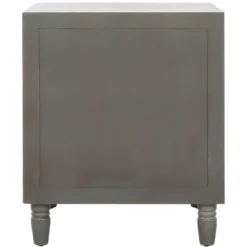 Safavieh Couture Blaise Nightstand with Storage - Ash Grey -Safavieh Furniture GUEST ee8a3468 d5a4 4f2d 974c 9614026c4e59