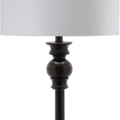 Safavieh Alphie Metal Floor Lamp in Ebony Finish -Safavieh Furniture GUEST f02a5aac 2e5f 4e00 8f01 c556a60f8c48
