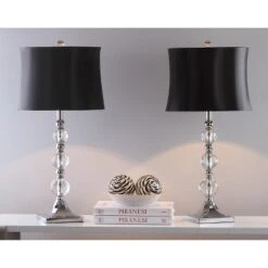 Safavieh Maeve Crystal Ball Lamp - Elegant Set of 2 -Safavieh Furniture GUEST f09404d1 4531 4bf4 a0b2 5eee459bca58