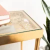 Safavieh Leilani Gold Palm Leaf Glass Console Table 1 Safavieh Leilani Gold Palm Leaf Glass Console Table -Safavieh Furniture GUEST f0e1f047 fc64 44b3 a1f0 4ae5be29d182