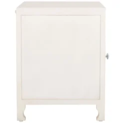 Safavieh Regius 2-Shelf 1-Door White Washed Nightstand -Safavieh Furniture GUEST f13b6654 ea5b 46a7 aee8 3d97f57fa162