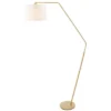 Safavieh Elis 76-Inch Gold Floor Lamp - FLL7000 -Safavieh Furniture GUEST f13b7440 c9ed 4b68 90bf 5a9934582c08
