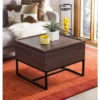 Safavieh Kristie Contemporary Lift Top Coffee Table in Dark Oak & Black -Safavieh Furniture GUEST f156806b bb69 4960 9b2a 2e755f825aa9