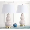 Safavieh Pamela Triple Gourd Table Lamp (Set of 2) - Light Gray -Safavieh Furniture GUEST f3101f9a 5277 4fa5 957c b6b40c17dcdc