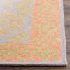 2'x3' Leaf Hooked Accent Rug Orange/Silver - Safavieh 2 2'x3' Leaf Hooked Accent Rug Orange/Silver - Safavieh -Safavieh Furniture GUEST f35a4ca4 f13d 41ed ac26 33512f769f9c