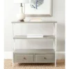 Safavieh Chandra Ash Grey Console Table with Storage Drawers -Safavieh Furniture GUEST f37486d6 3f93 4776 bb18 004349621a76