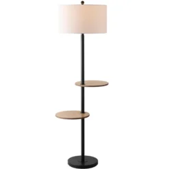 Kelsen Floor Lamp - FLL4076 - Black - Safavieh