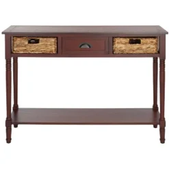 Safavieh Couture Christa Console Table with Rattan Drawers -Safavieh Furniture GUEST f4383205 db37 4430 a304 a7404502ba1a