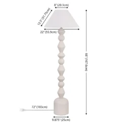 Safavieh Lanie 65.75" White Washed Floor Lamp 9 Safavieh Lanie 65.75" White Washed Floor Lamp -Safavieh Furniture GUEST f4f95994 1ffc 49cd a6e1 3fad6098d5ed