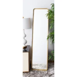 Safavieh Lerna Brushed Brass Full Length Mirror