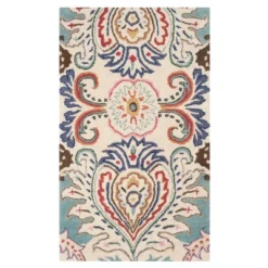 Safavieh Harvey Medallion Hand-Tufted Wool Area Rug -Safavieh Furniture GUEST f8eaee60 1391 41b4 a35d 9ca1bac35b8e