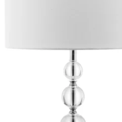 Safavieh Liam 29-Inch Stacked Crystal Ball Table Lamps, Clear - Set of 2 -Safavieh Furniture GUEST f92fe886 f90c 4b6a 9295 3e3fe2c905c7