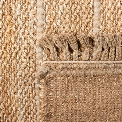 Safavieh Nita Solid Woven Rug - Hand-Woven Jute & Wool Coastal Decor 7 Safavieh Nita Solid Woven Rug - Hand-Woven Jute & Wool Coastal Decor - Image 5