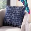 Safavieh Rayen Dark Blue Geometric Accent Pillow (20" x 20") 2 Safavieh Rayen Dark Blue Geometric Accent Pillow (20" x 20") -Safavieh Furniture GUEST fa9bc949 5233 4c8b 99be b749aef061aa