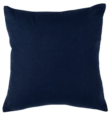 Safavieh Narla Deep Blue and White 16-inch Square Throw Pillow 6 Safavieh Narla Deep Blue and White 16-inch Square Throw Pillow - Image 4