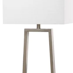 Safavieh Lyell Modern Pewter Floor Lamp with LED Bulb -Safavieh Furniture GUEST ff2d4b43 25b4 4041 98e8 9136b57ac8b4