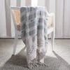 Safavieh Billi Cotton Throw Blanket - Beige & Teal (50" x 60") -Safavieh Furniture GUEST ffe16746 46eb 4664 9b47 9bceb1a0ffa3